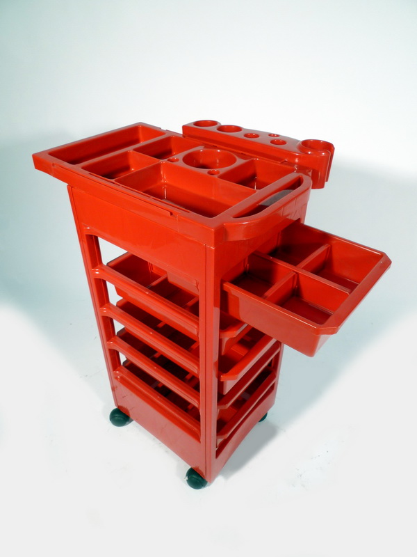 carro auxiliar organizador oficina peluqueria plastico 82x40x54 (25eu.) 1u